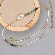 Collier En Pierres Naturelles - Bohème Protecteur - Chevillère Bijoux