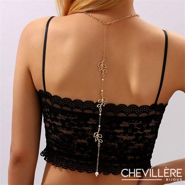 Collier de Dos Original Chevillère Bijoux