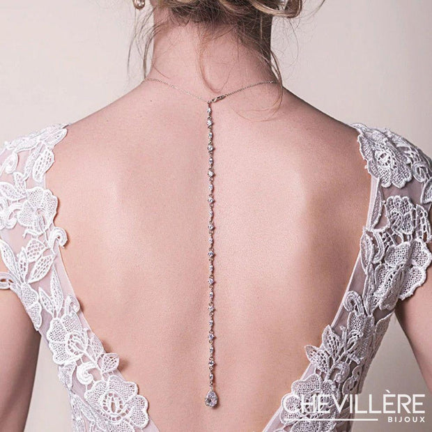 Collier de Dos Argent Mariage Chevillère Bijoux