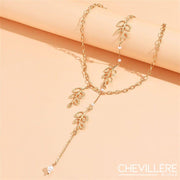 Collier de Dos Original Chevillère Bijoux