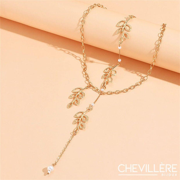 Collier de Dos Original Chevillère Bijoux