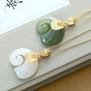 Collier En Pierre Naturelle  - Jade Vert - Chevillère Bijoux