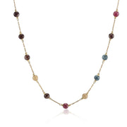 Collier En Pierres Naturelles - Tourmaline Multicolore - Chevillère Bijoux