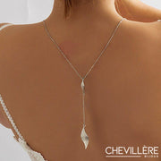 Collier de Dos Plume Chevillère Bijoux