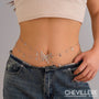 Chaine De Ventre Papillon Argent