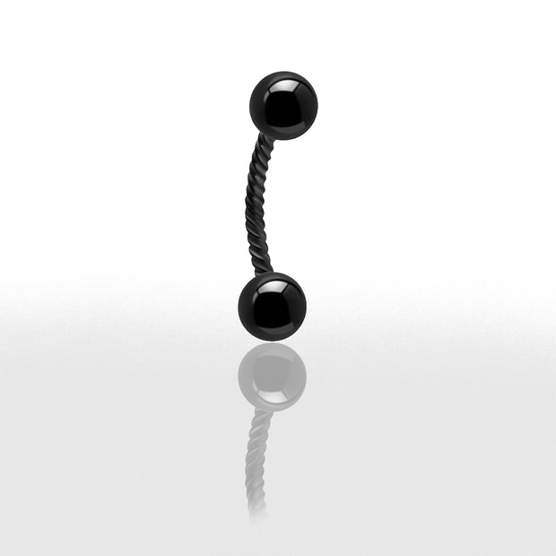 Piercing Noir pour Snug et Tragus - Chevillère Bijoux