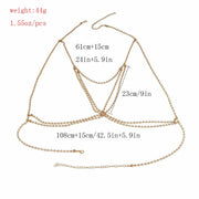 Bralette en Strass et Cristal - Lina Bijoux de Corps