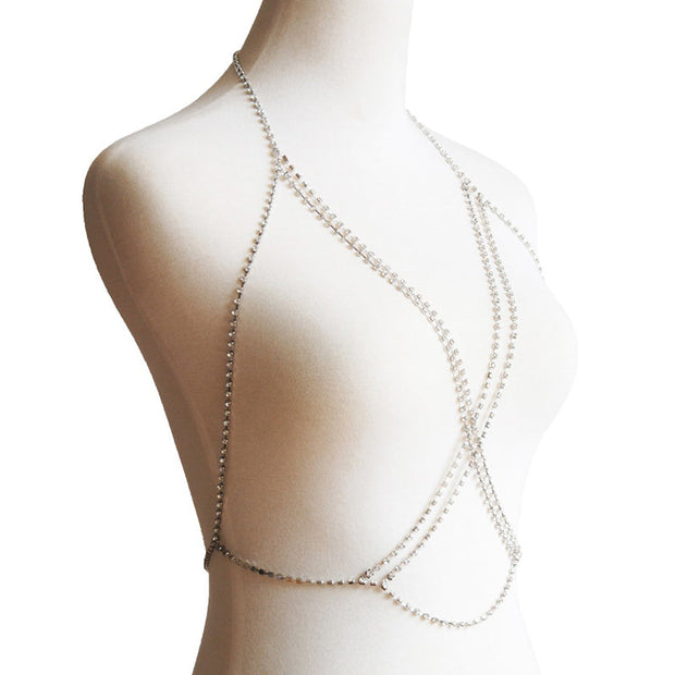 Bralette en Strass et Cristal - Lina Bijoux de Corps