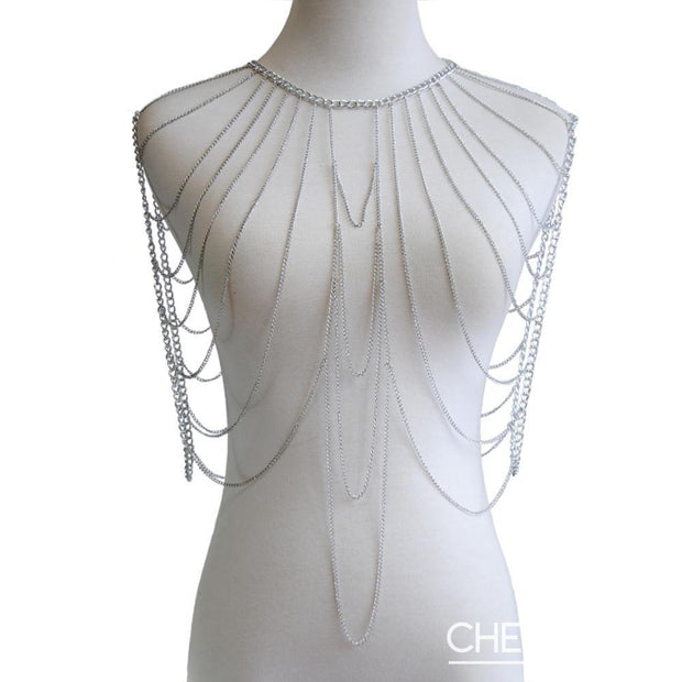Chaine de corps Or ou Argent en Multiples Mailles - Kyra Chevillère Bijoux