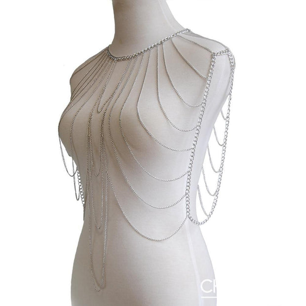 Chaine de corps Or ou Argent en Multiples Mailles - Kyra Chevillère Bijoux