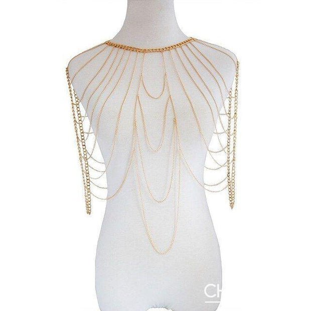 Chaine de corps Or ou Argent en Multiples Mailles - Kyra Chevillère Bijoux