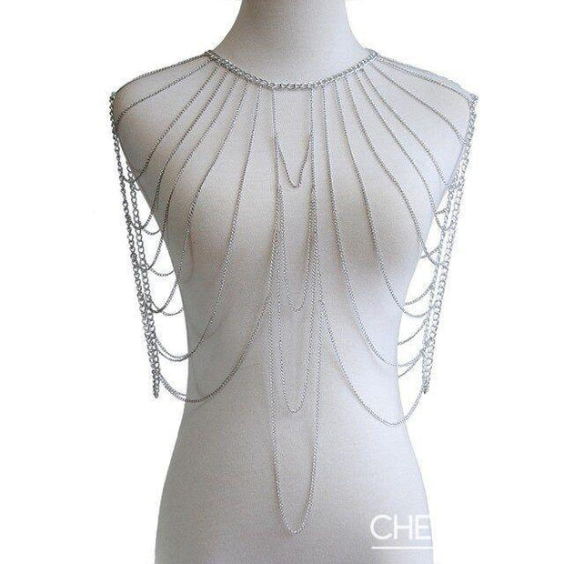 Chaine de corps Or ou Argent en Multiples Mailles - Kyra Chevillère Bijoux