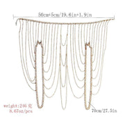Chaine de corps Or ou Argent en Multiples Mailles - Kyra Chevillère Bijoux
