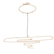 Chaine de taille or et cristal - Jess Chevillère Bijoux