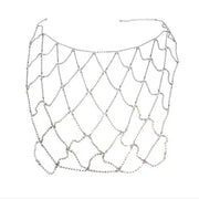 Jupe avec chaîne de taille intégralement en cristal Chevillère Bijoux