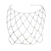 Jupe avec chaîne de taille intégralement en cristal Chevillère Bijoux