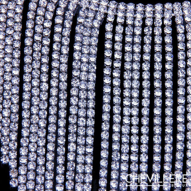 Collier choker avec pampilles de cristal et strass - Carla Chevillère Bijoux