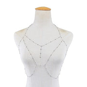 Bralette Chaine de Corps avec Pendentif - Gaby Bijoux de Corps