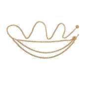 Chaine de Taille Or à multiples chaines et maillons - Alice Chevillère Bijoux