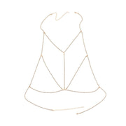 collier de bikini bralette en cristal Chevillère Bijoux