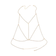 collier de bikini bralette en cristal Chevillère Bijoux