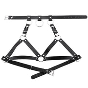 Harnais en cuir femme type bralette - Margot Chevillère Bijoux