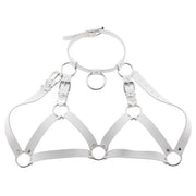 Harnais en cuir femme type bralette - Margot Chevillère Bijoux