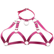 Harnais en cuir femme type bralette - Margot Chevillère Bijoux