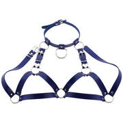 Harnais en cuir femme type bralette - Margot Chevillère Bijoux