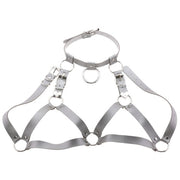 Harnais en cuir femme type bralette - Margot Chevillère Bijoux