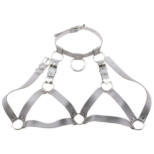 Harnais en cuir femme type bralette - Margot Chevillère Bijoux