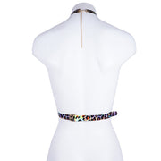Harnais chic et sensuel avec cache-téton - esprit BDSM élégant et glamour. Chevillère Bijoux