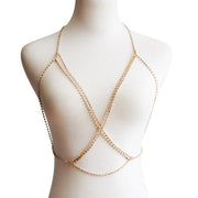 Bralette en Strass et Cristal - Lina Bijoux de Corps
