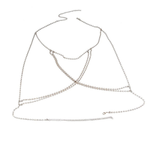 Bralette en Strass et Cristal - Lina Bijoux de Corps
