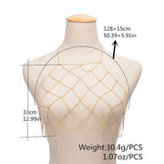 Chaine de Corps Bralette en Mailles - Lison Bijoux de Corps