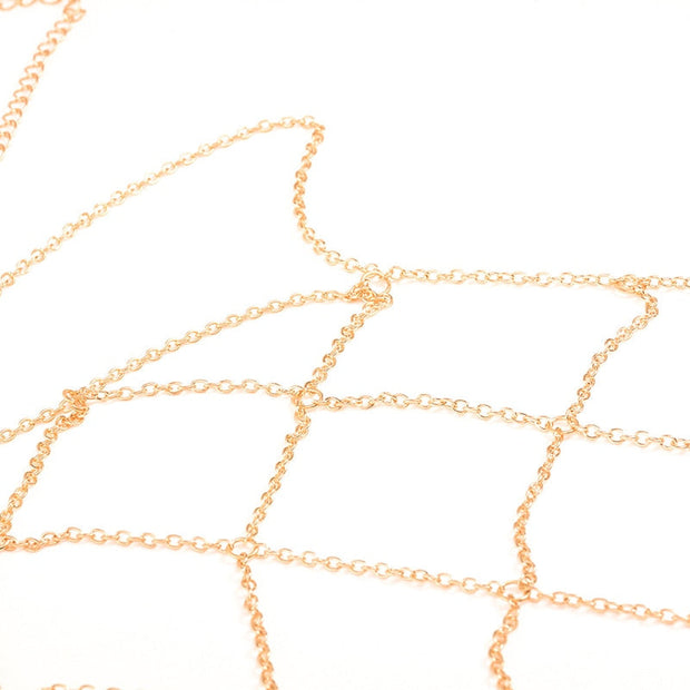 Chaine de Corps Bralette en Mailles - Lison Bijoux de Corps