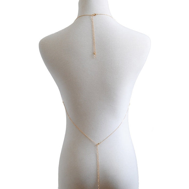 Bralette Chaine Or ou Argent - Ellie Bijoux de Corps