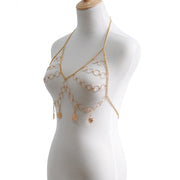 Bralette bijoux Bohème en Chaines et Breloques - Frida Bijoux de Corps