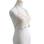 Bralette bijoux Bohème en Chaines et Breloques - Frida Bijoux de Corps