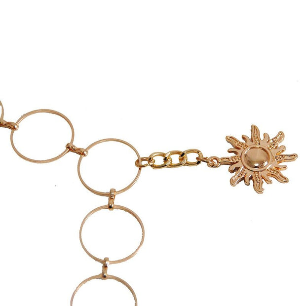 Bralette bijoux Bohème en Chaines et Breloques - Frida Bijoux de Corps