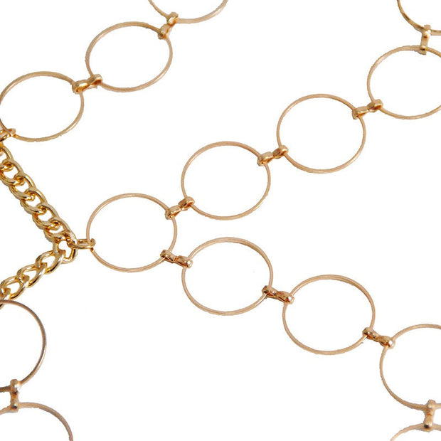 Bralette bijoux Bohème en Chaines et Breloques - Frida Bijoux de Corps
