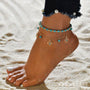 Bracelet De Cheville Oriental Turquoise