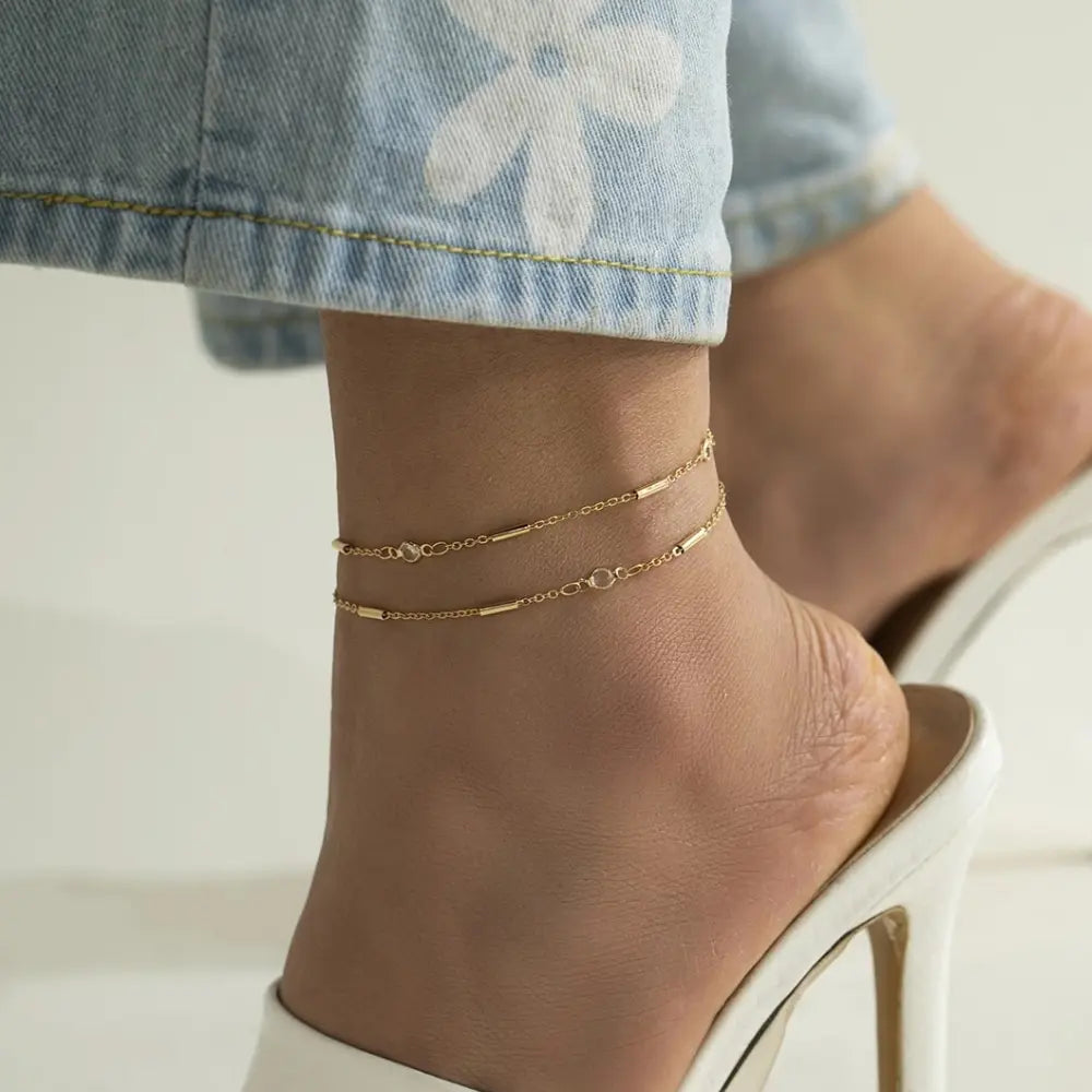 bijoux-de-pied-chic-double-chainettes-or