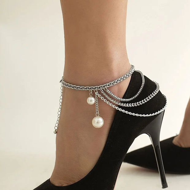 bijoux-de-pieds-en-argent-perles