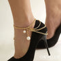 Bijoux De Pieds En Or - Perles