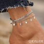 Bijoux De Pieds Fantaisie - 2 Chaînes Argentées