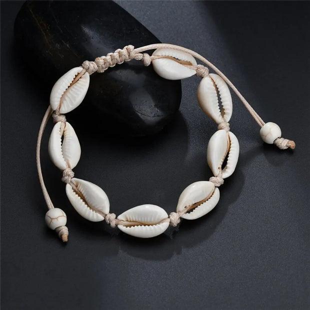 bracelet-cheville-femme-coquillage-blanc