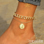 Bracelet De Cheville En Or - Grec