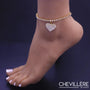Bracelet De Cheville Femme Or - Diamants