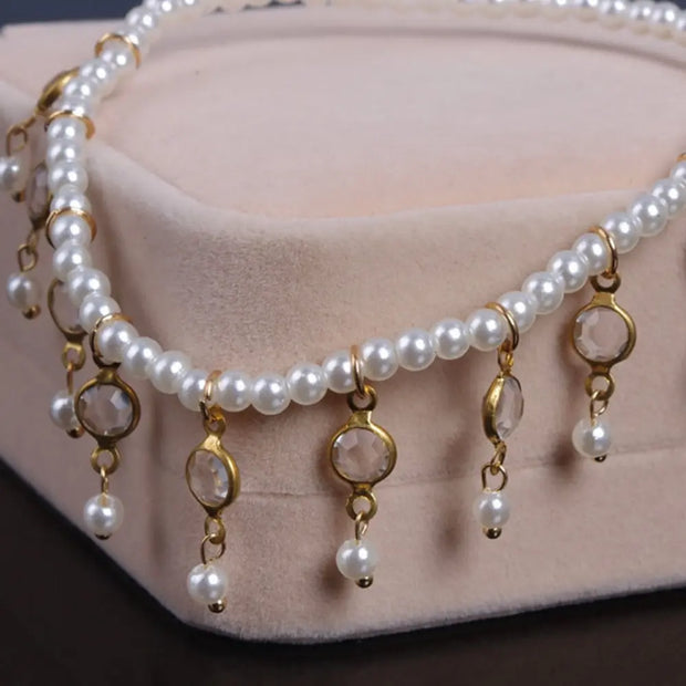 bracelet-de-cheville-femme-or-et-perles